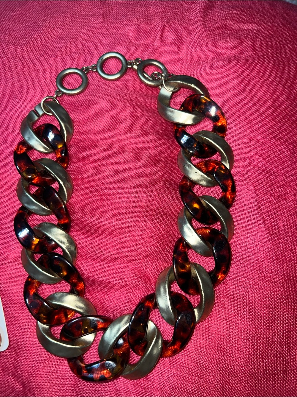 Brown & Gold Statement Jewelry Set